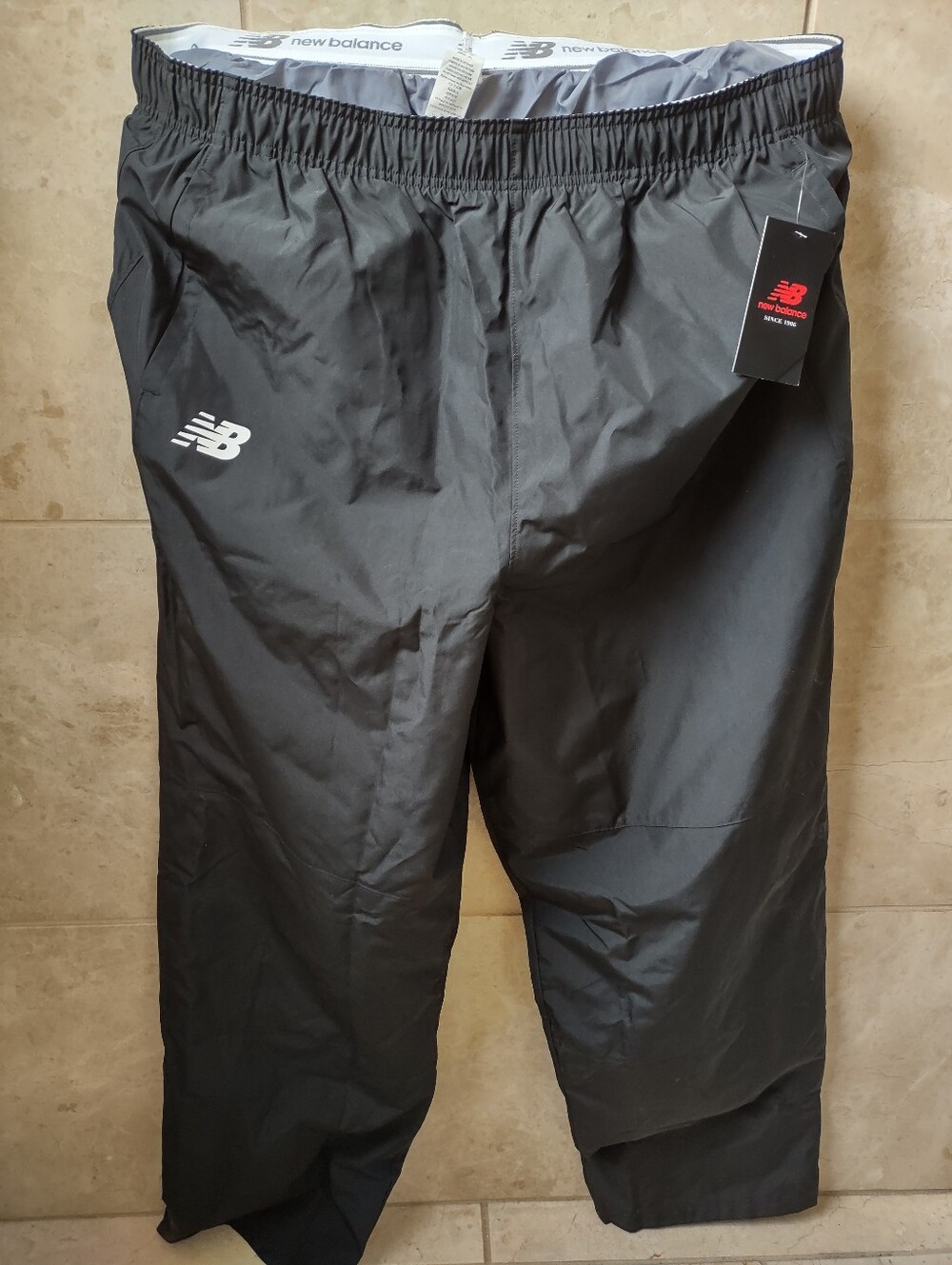 New Balance Black Wind Breaker Pants